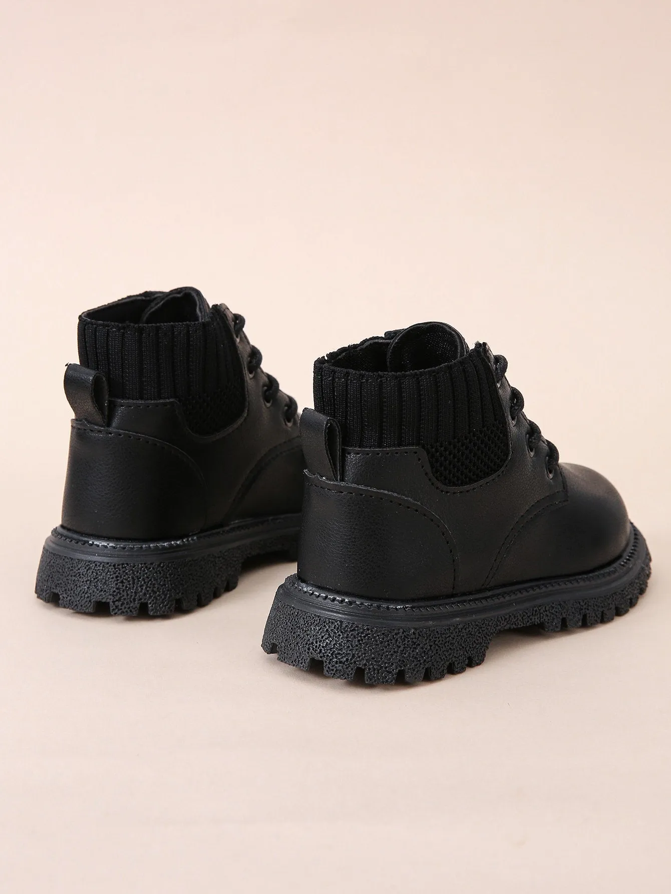 Toddler Minimalist Lace-up Front Boots