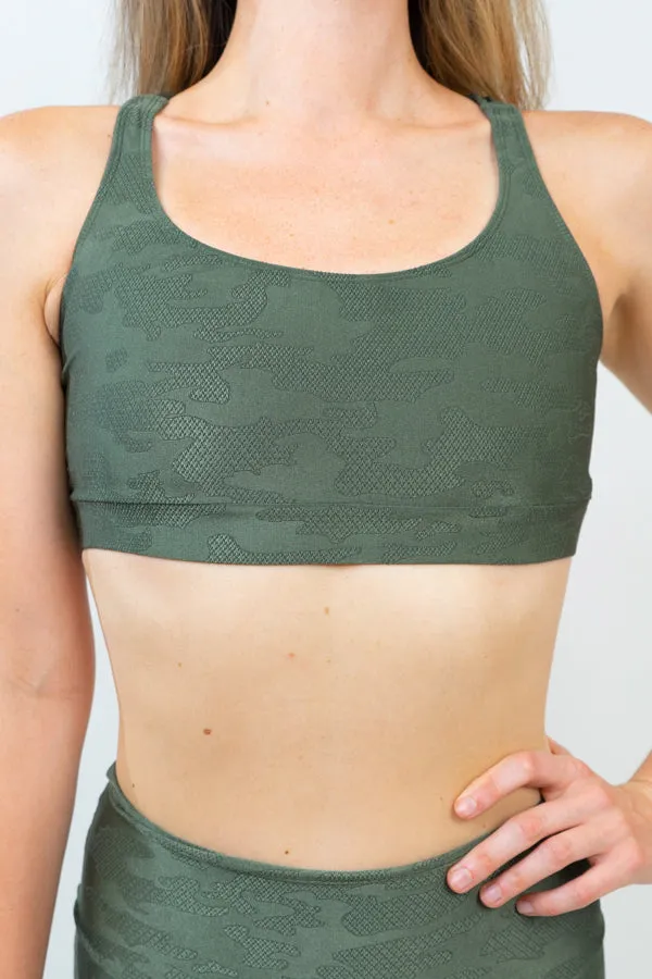 TOKYO SPORT BRA -ARMY  GREEN