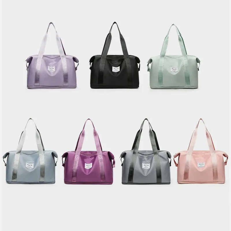 Travel Duffel Bag Sports Tote Gym Bag Shoulder Weekender Overnight Bag