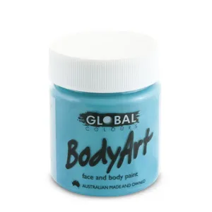 Turquoise Face and Body Paint
