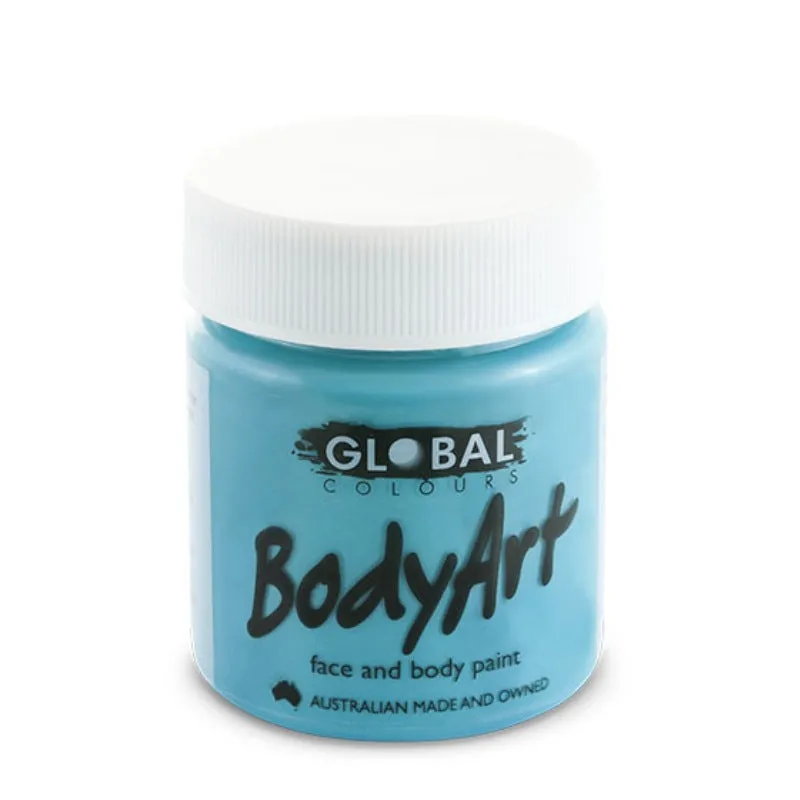 Turquoise Face and Body Paint