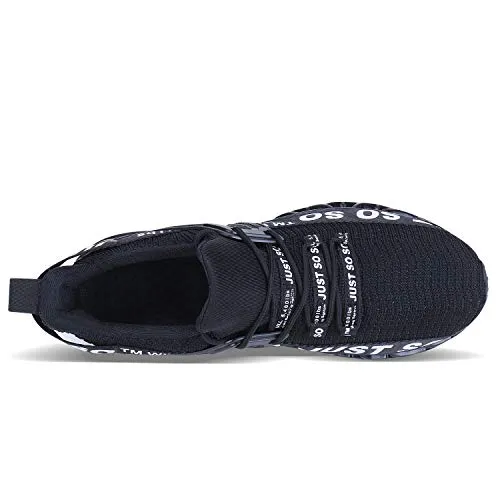 UMYOGO Womens Casual Walking Sneakers Fashion Workout Athletic Shoe for Women Running Sport Aerobics Black