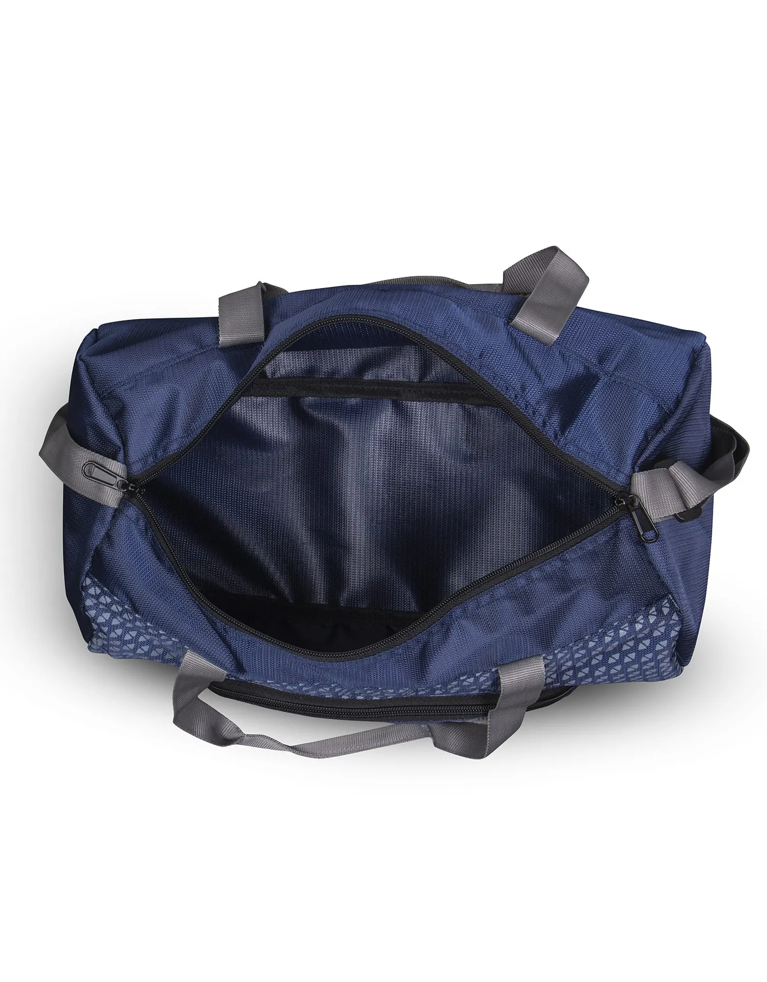VECTOR X Polyester Blitz Gym Bag II Shoulder bag II Luggage Bag II Sports Bag (Grey-Orange) 13.5 L