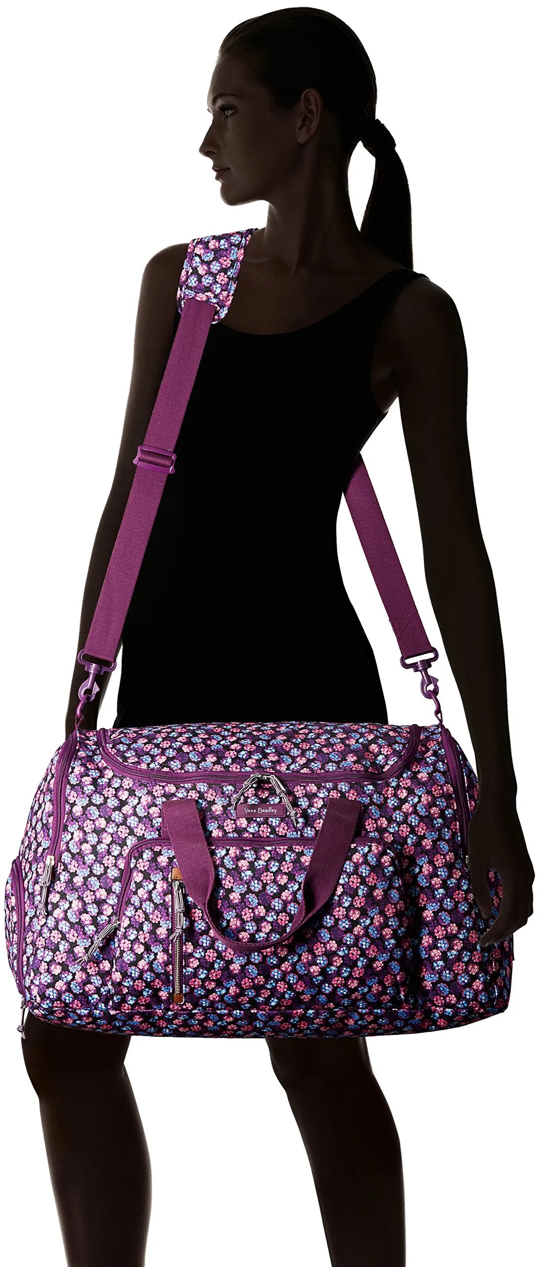 Vera Bradley Lighten Up Ultimate Gym, Berry Burst