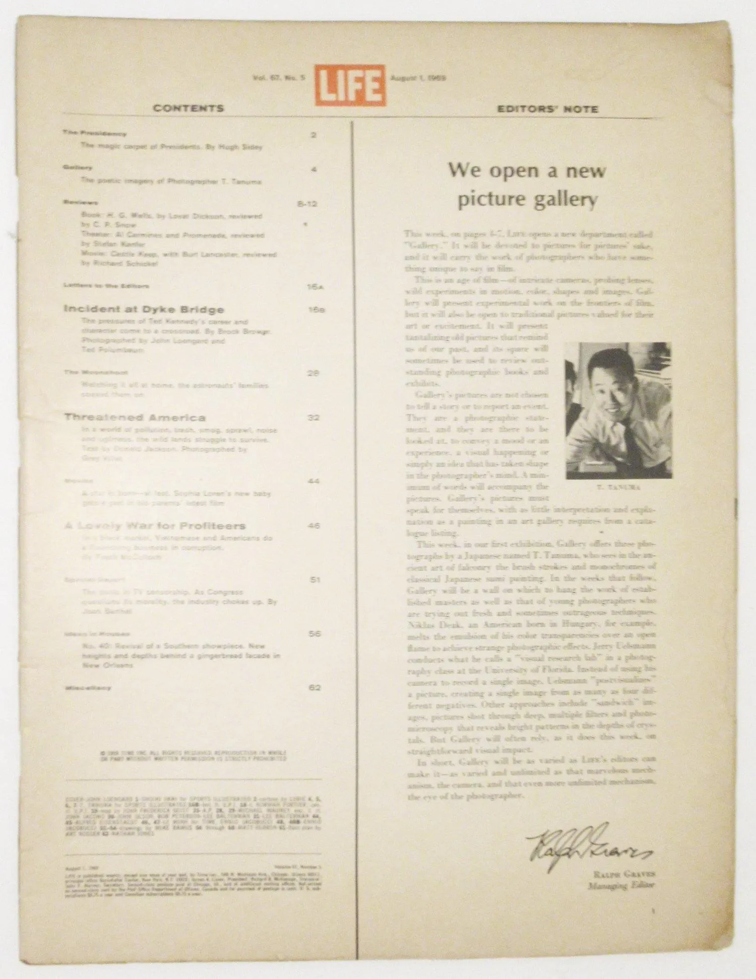 Vintage Life Magazine August 1, 1969