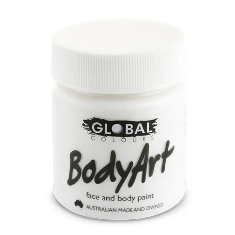 White Face and Body Paint