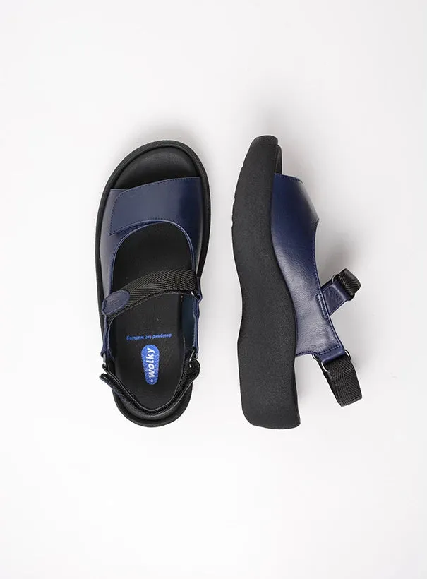 Wolky Women’s Jewel Blue Leather