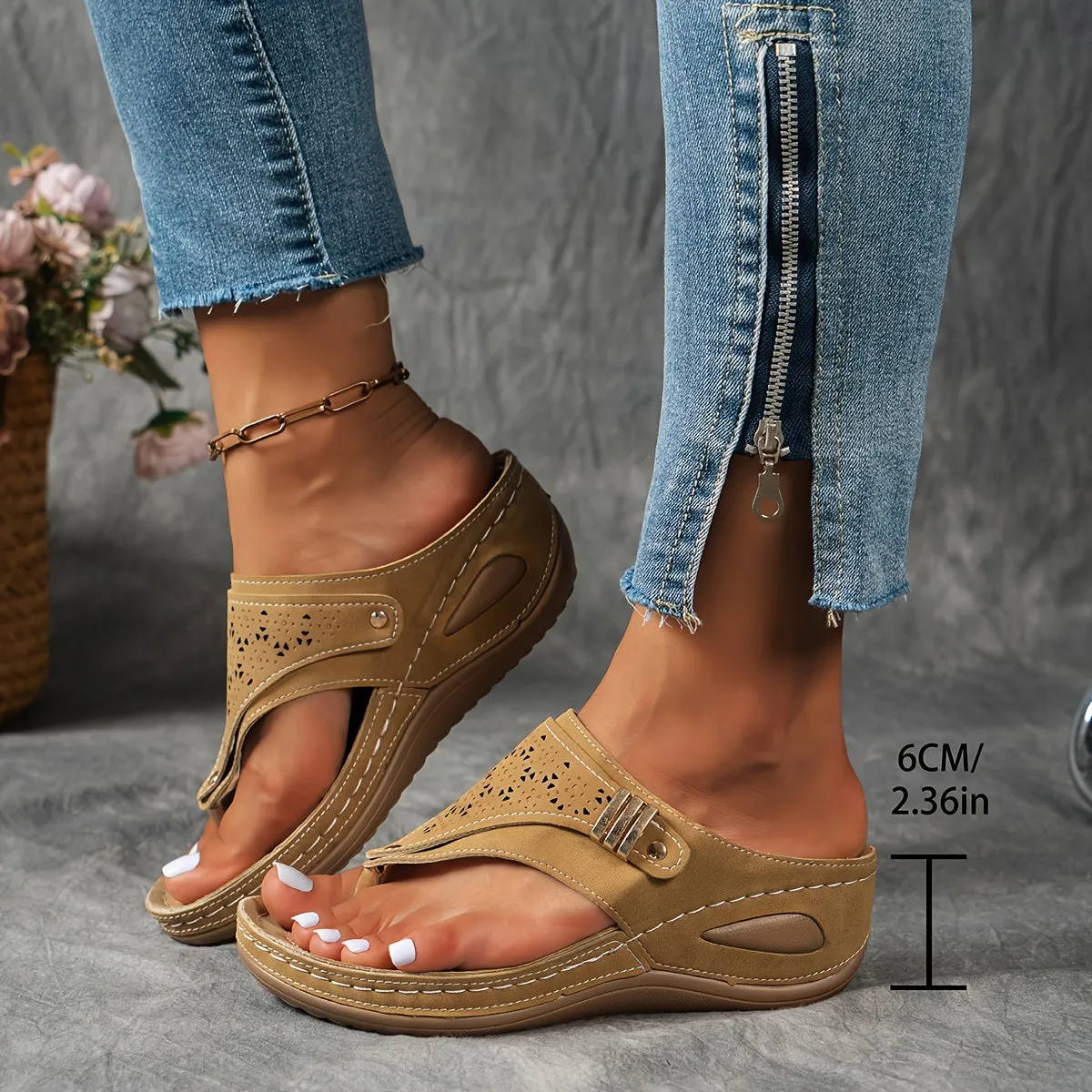 Women's Sandals With NonSlip Soles | Breathable Mesh Shoes