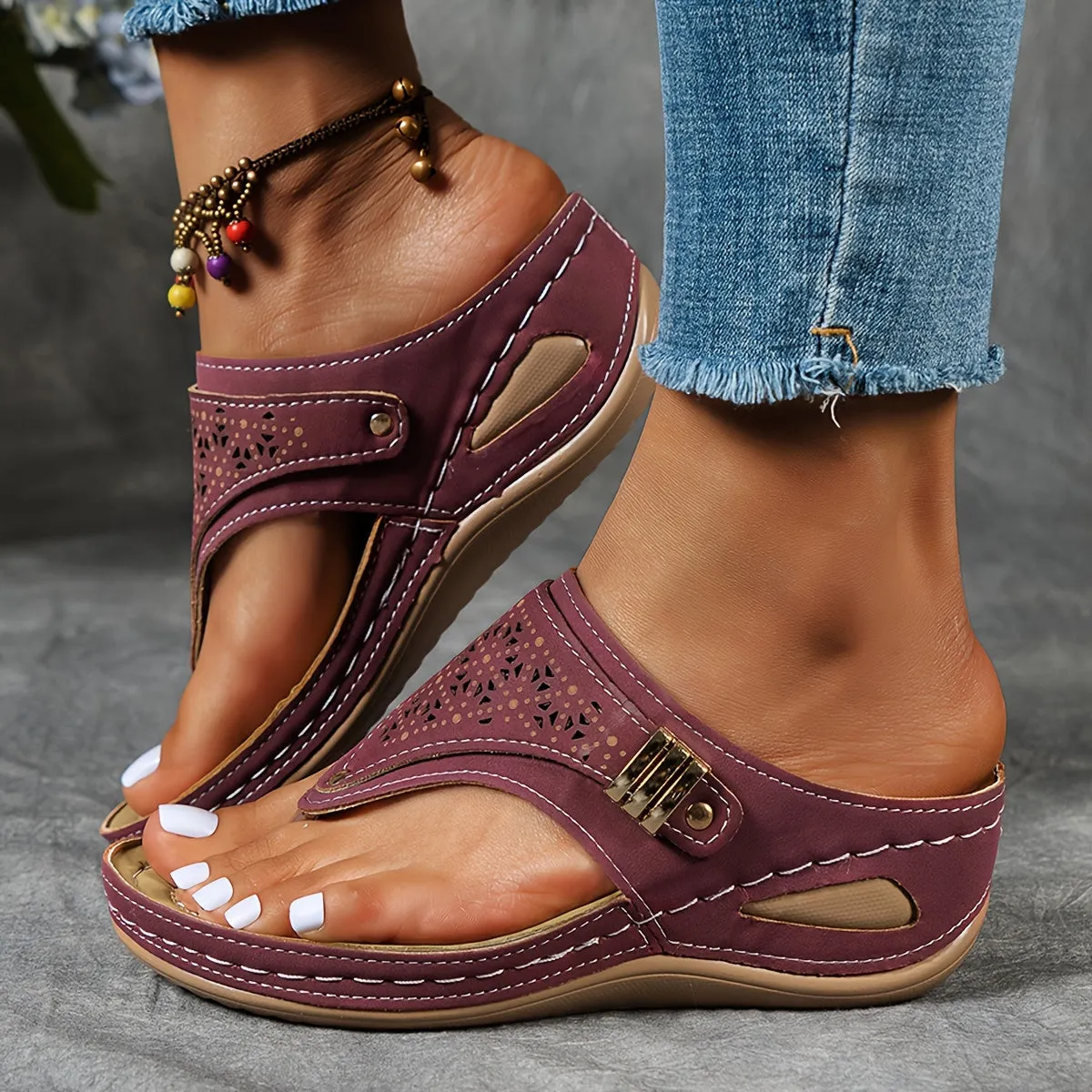 Women's Sandals With NonSlip Soles | Breathable Mesh Shoes