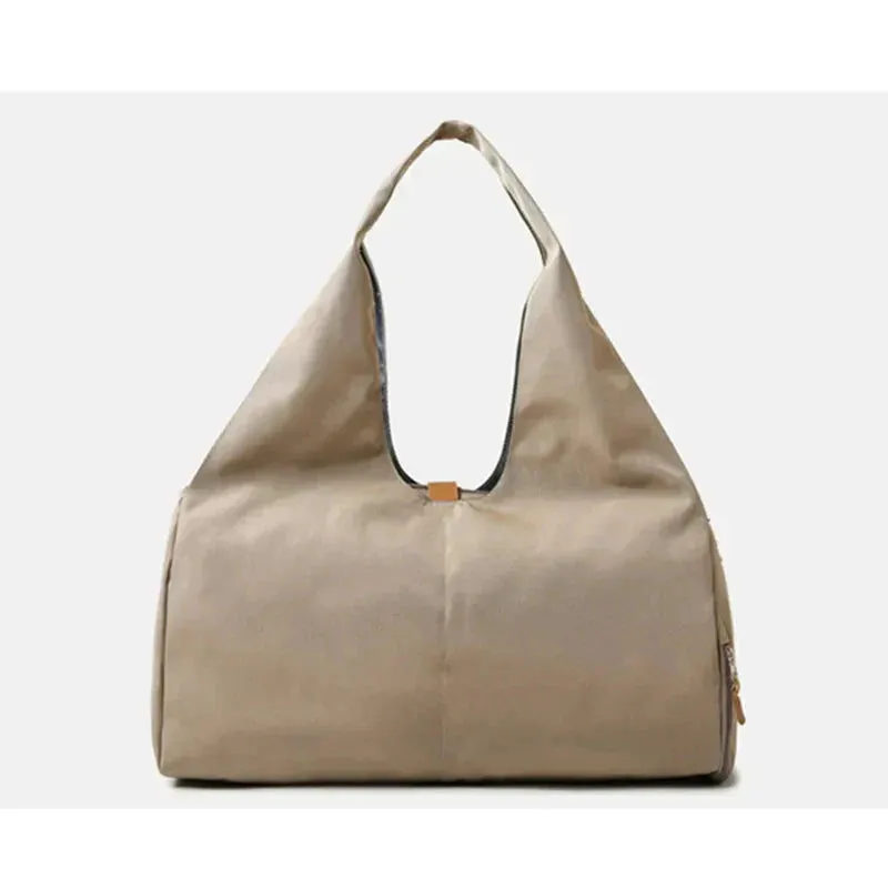 Women's Yoga Travel Bag - Waterproof Multi-Purpose Sports Tote with Shoe Pocket & Stylish Design
