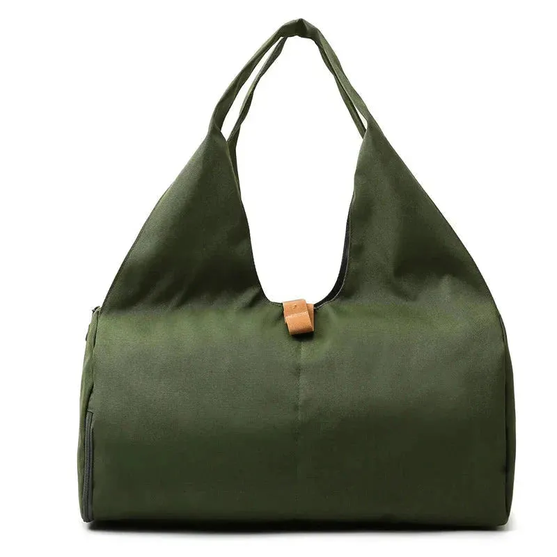 Women's Yoga Travel Bag - Waterproof Multi-Purpose Sports Tote with Shoe Pocket & Stylish Design