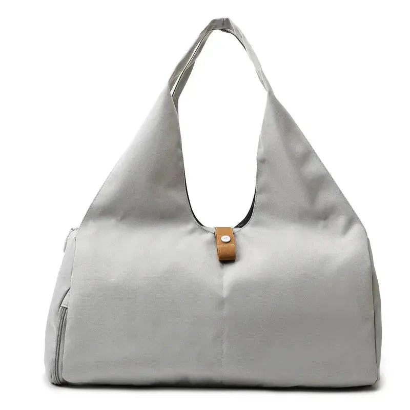 Women's Yoga Travel Bag - Waterproof Multi-Purpose Sports Tote with Shoe Pocket & Stylish Design