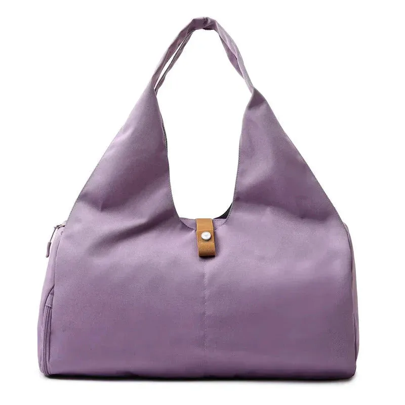 Women's Yoga Travel Bag - Waterproof Multi-Purpose Sports Tote with Shoe Pocket & Stylish Design