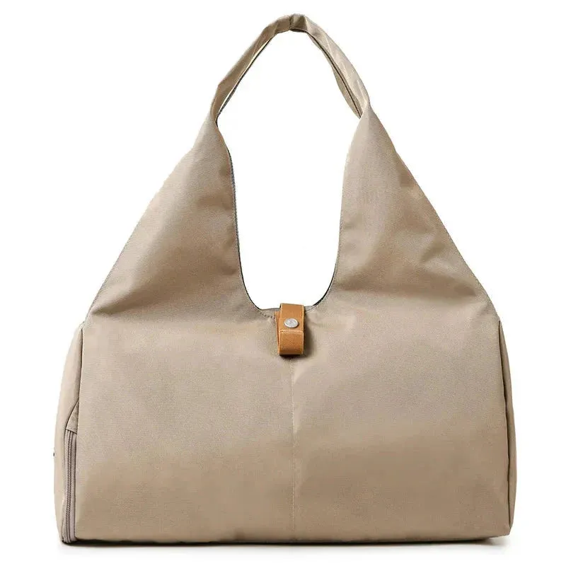 Women's Yoga Travel Bag - Waterproof Multi-Purpose Sports Tote with Shoe Pocket & Stylish Design