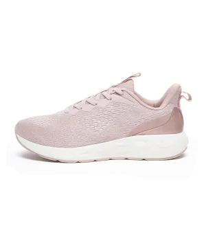 XTEP Textured Pattern Laceup Dynamic Foam Running Shoes for Women- Dynamic Foam (Honeycomb Rebounding Cushioning)- Breathable Jacquard Upper- TPU Heel for Support